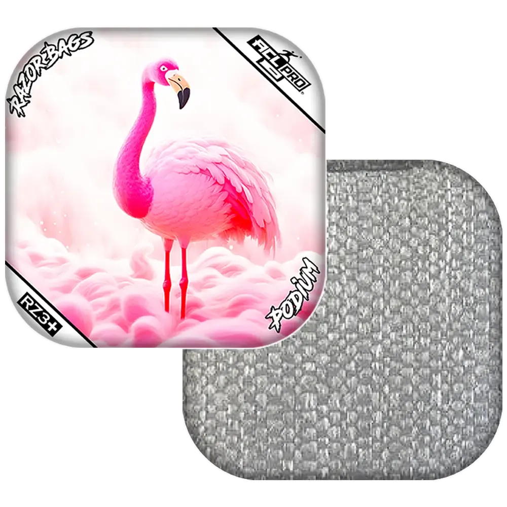 Podium | Flamingo | ACL PRO Razor Cornhole Bags