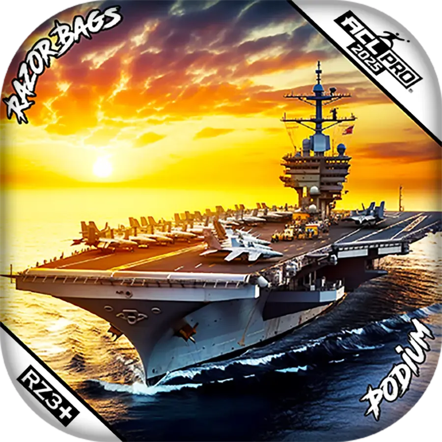 Podium | Hero Aircraft Carrier | ACL PRO Razor Cornhole Bags