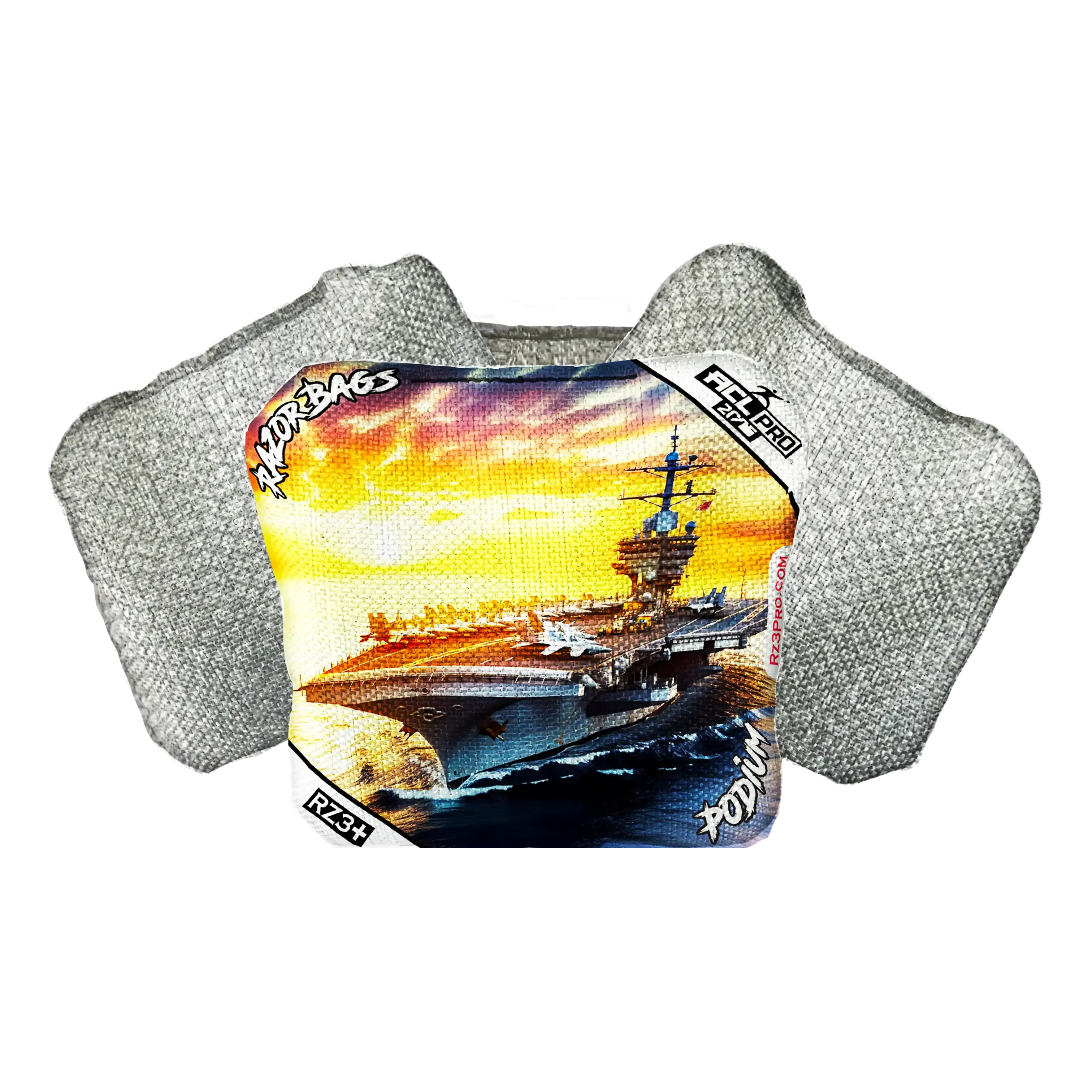 Podium | Hero Aircraft Carrier | ACL PRO Razor Cornhole Bags