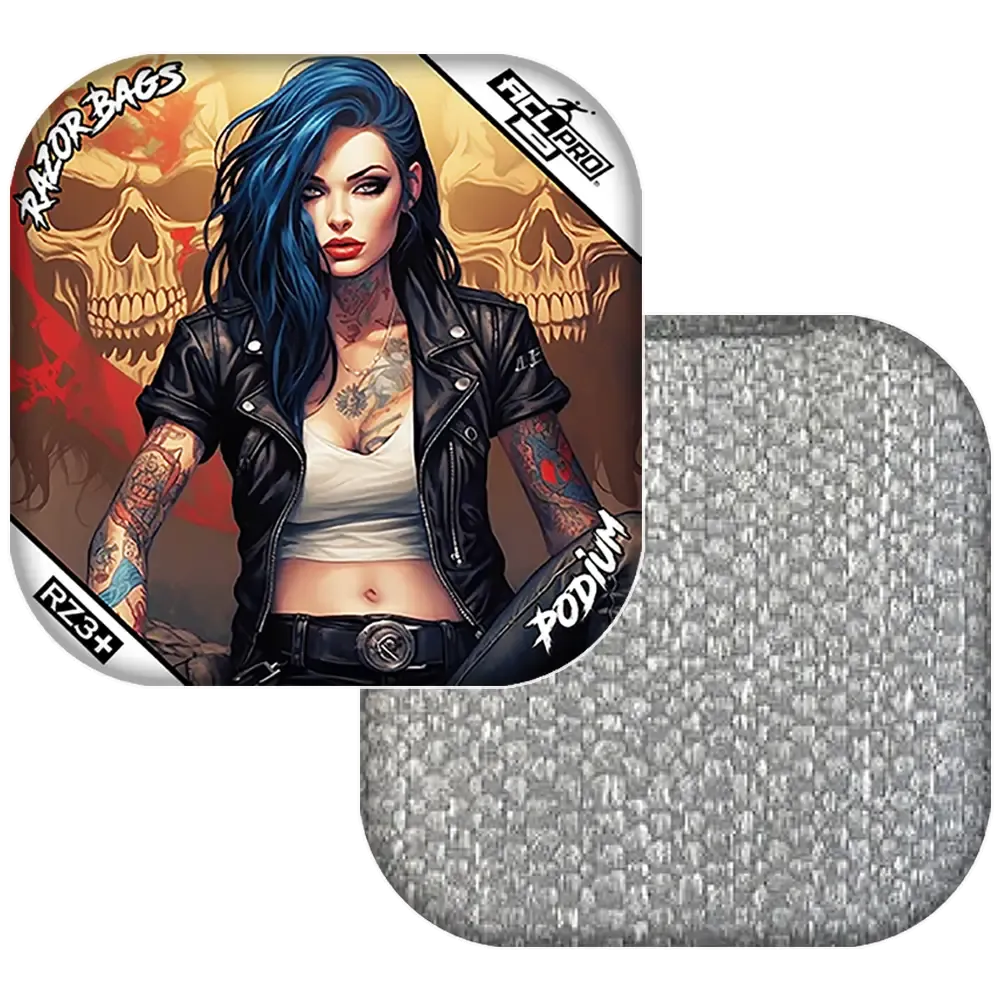 Podium | Woman Skulls | ACL PRO Razor Cornhole Bags