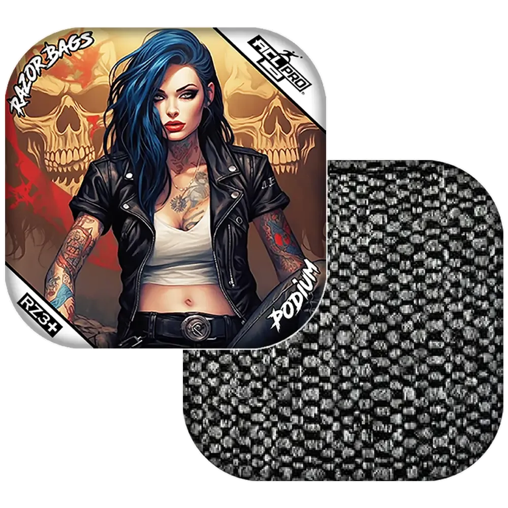 Podium | Woman Skulls | ACL PRO Razor Cornhole Bags