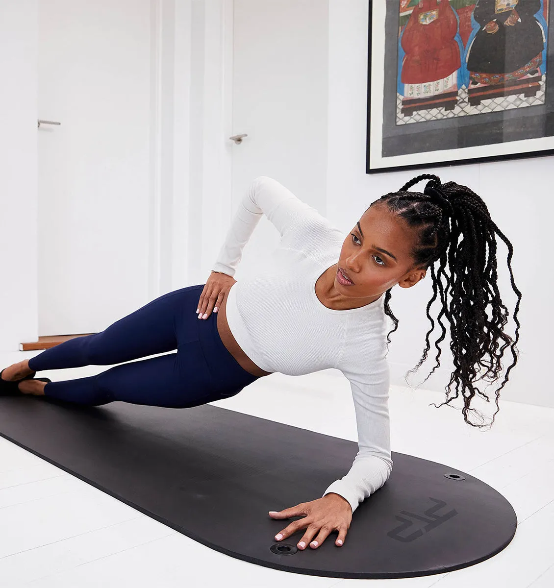 PTP XL Workout Mat - 10mm - Black