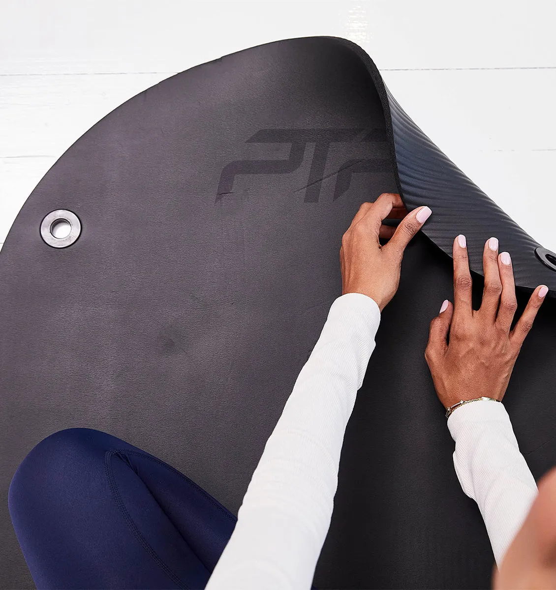 PTP XL Workout Mat - 10mm - Black