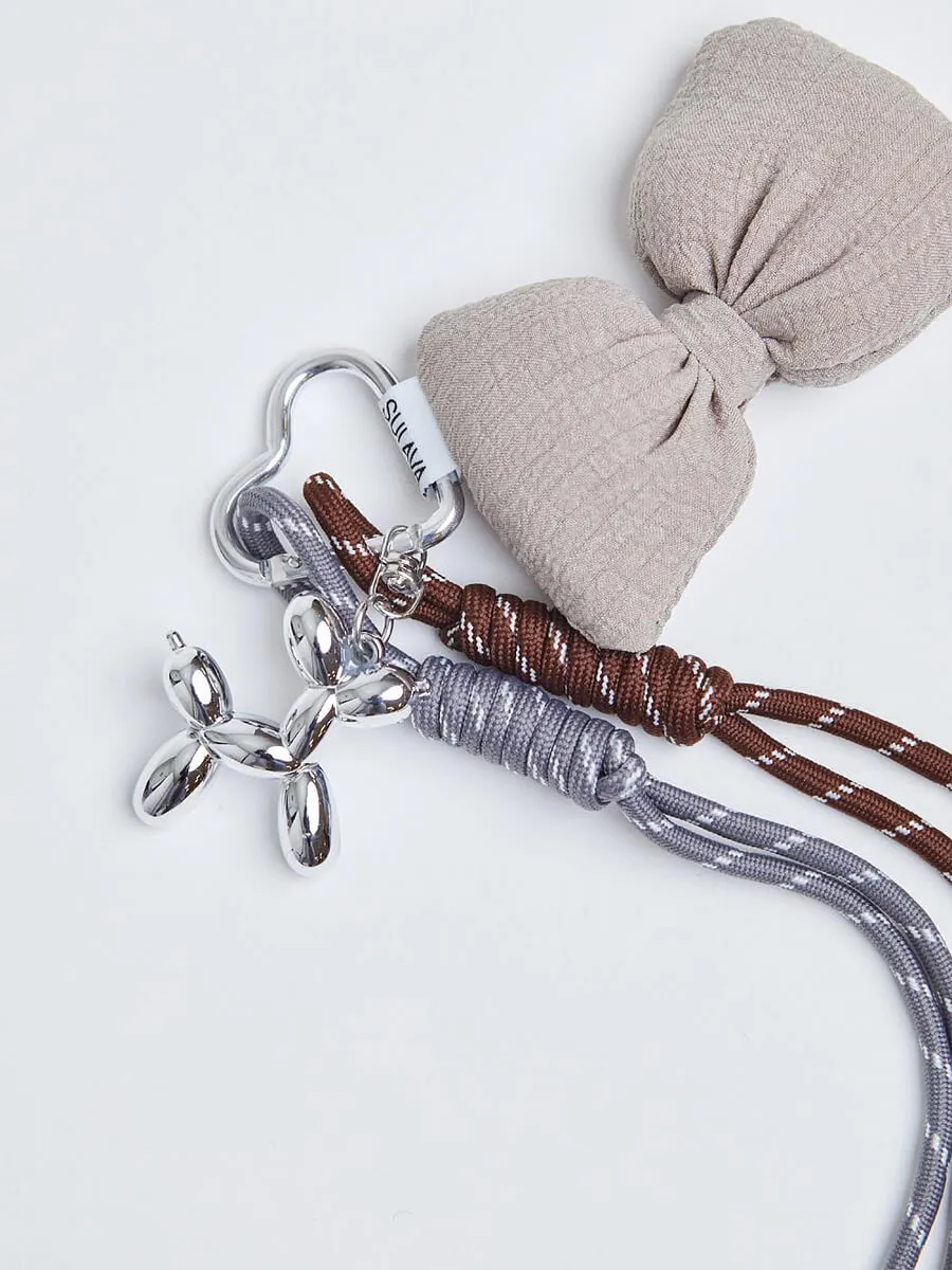 Puffy Bow Bag Charm