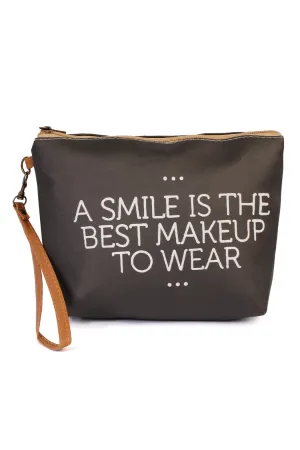 "A SMILE..." WRISTLET MAKEUP BAG