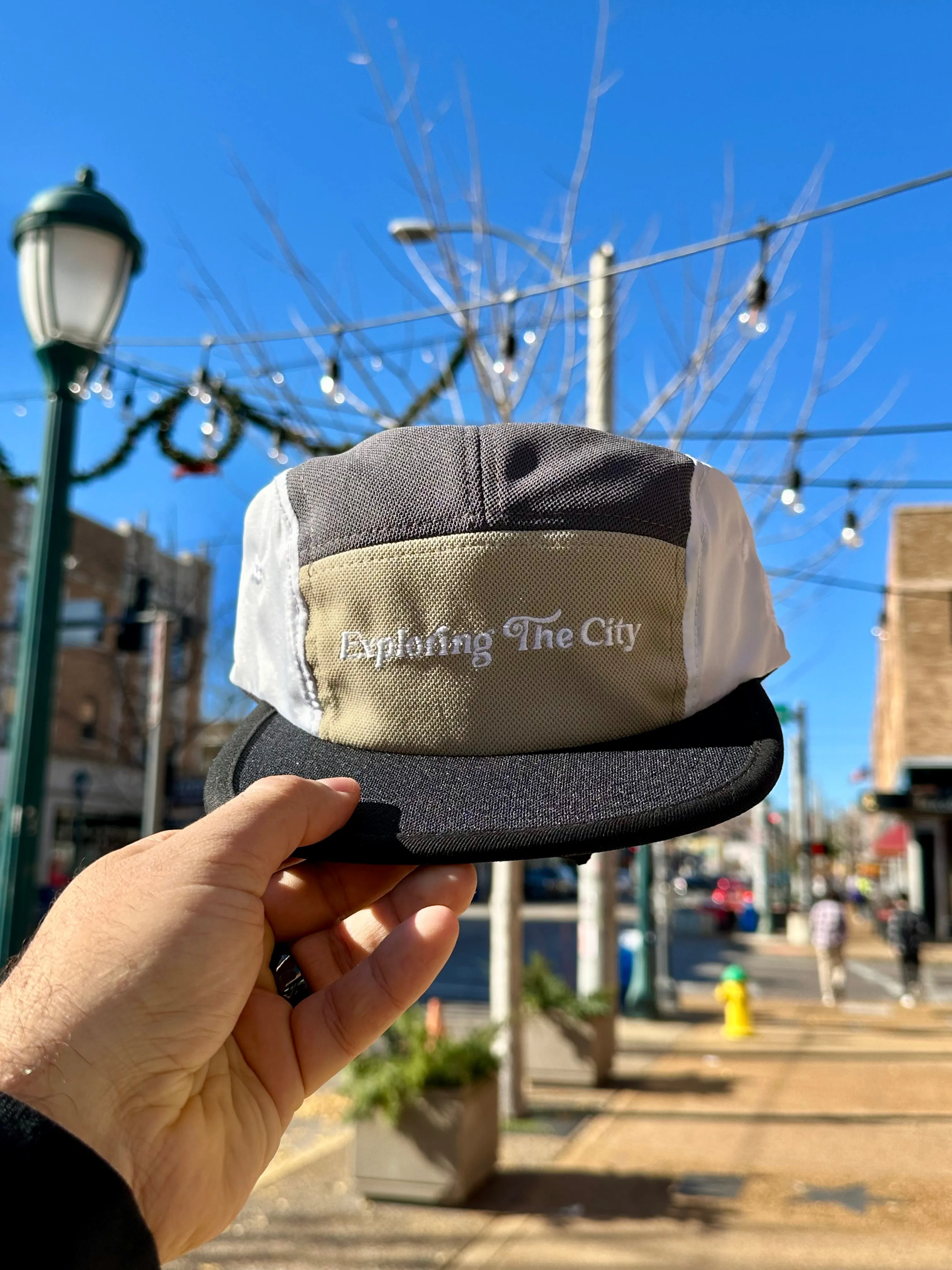 Recycled Runners Hat - Exploring The City
