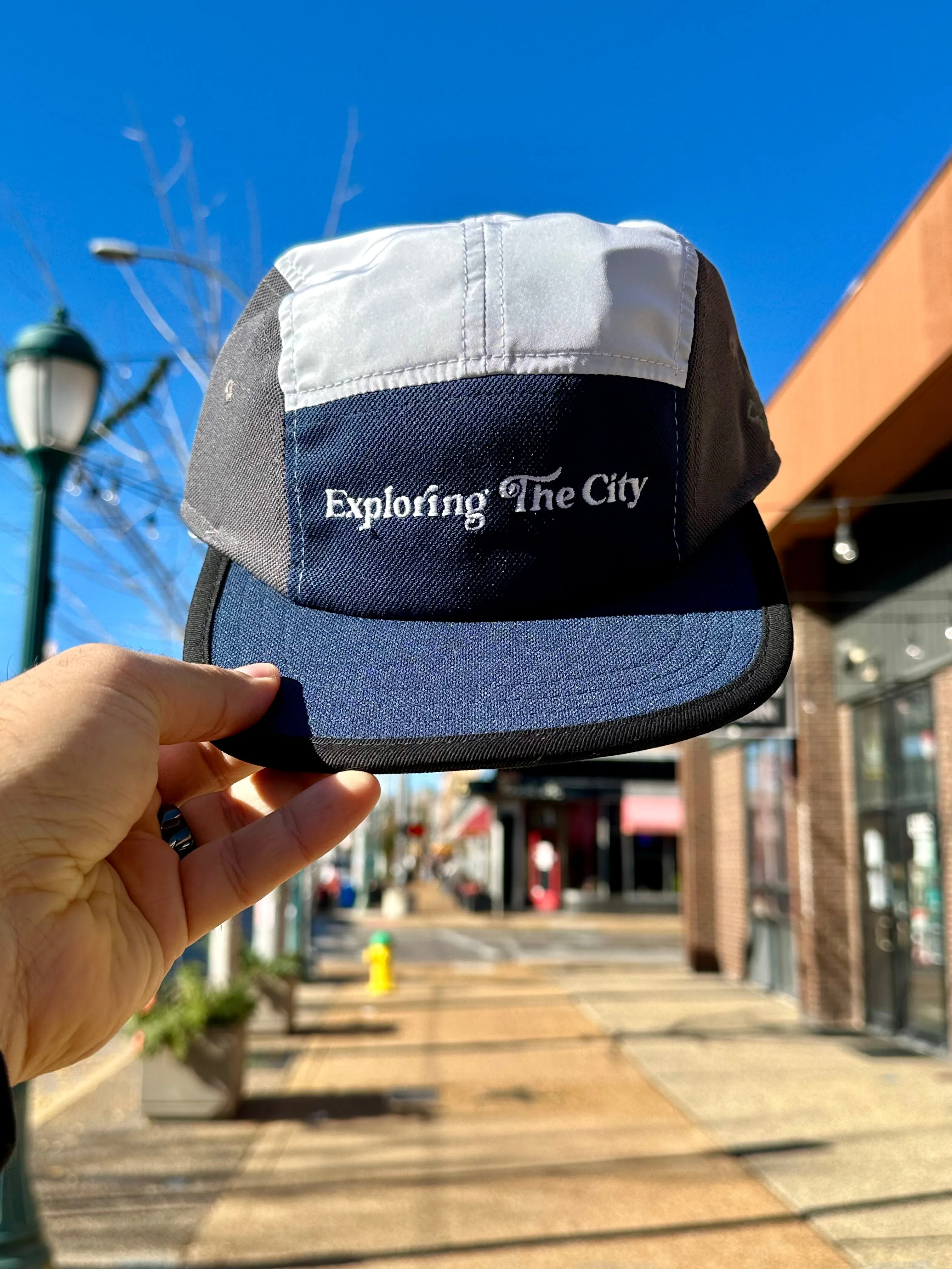 Recycled Runners Hat - Exploring The City