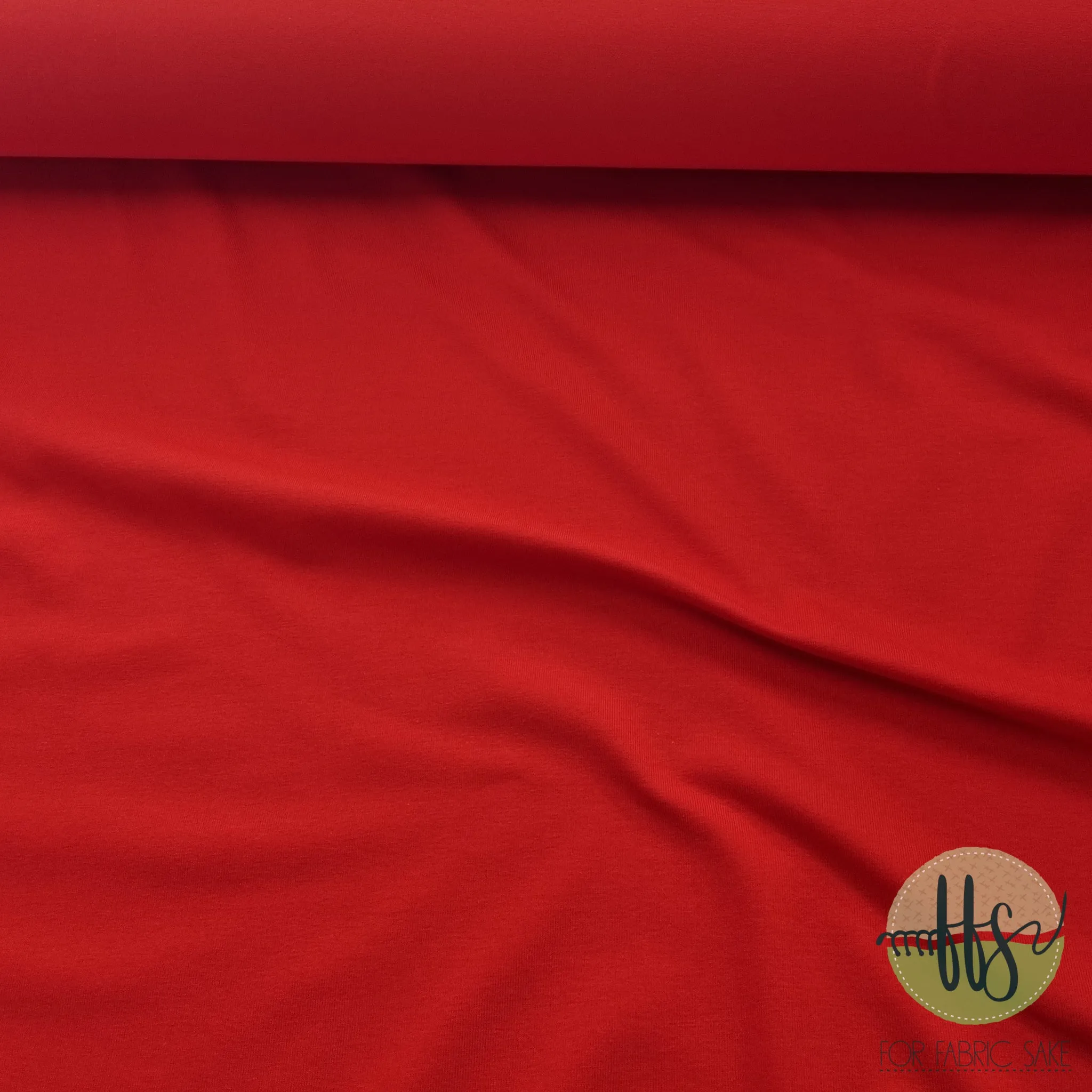 Red -ORGANIC Cotton Spandex- 200g