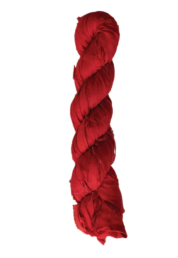 Red Silk Ribbon RECYCLED