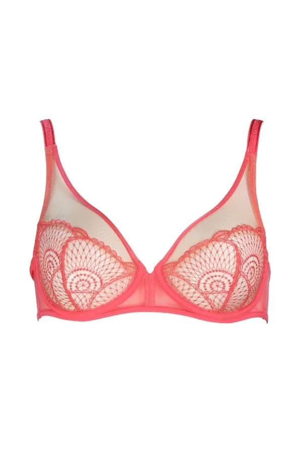 REFLET Full Coverage Plunge - Papaya
