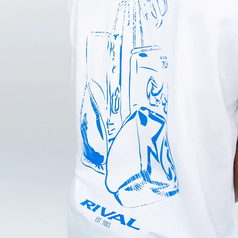 Rival Faded Gloves Graphic Tee with spandex