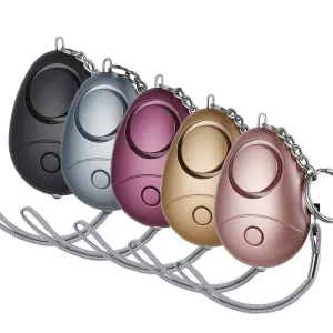 Safesound Personal Alarm Keychain,5 Pack 130DB Personal Security Alarm with LED Lights,Emergency Safety Alarm for Kids Student Women Teen Girls Night Workers Elderly