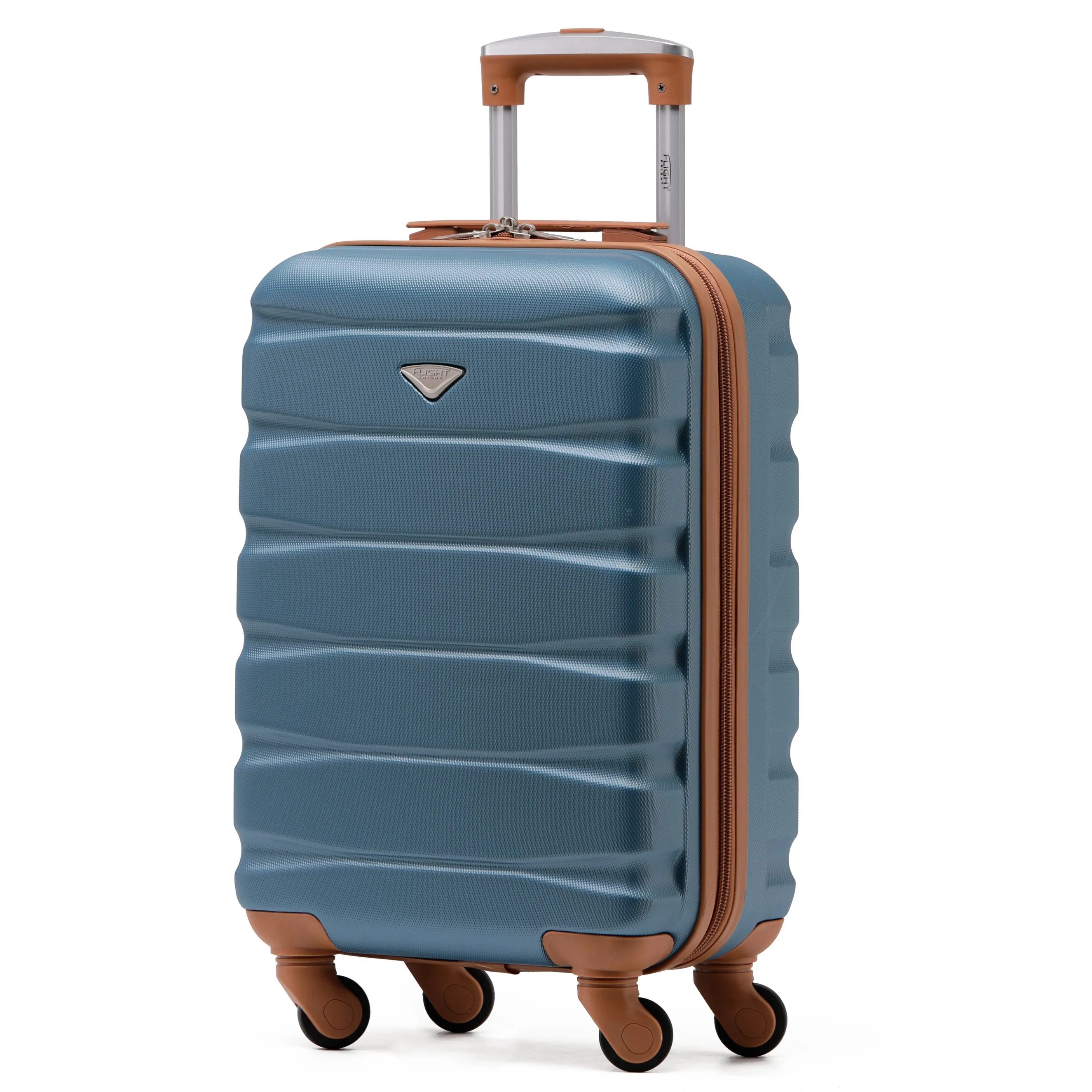 SAFIR Upgraded - 55x35x20cm 4 Wheel ABS Hard Case Suitcases Cabin & Hold Luggagee