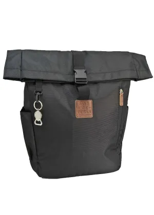 Save the Ocean Sustainable Backpack with Fold over top