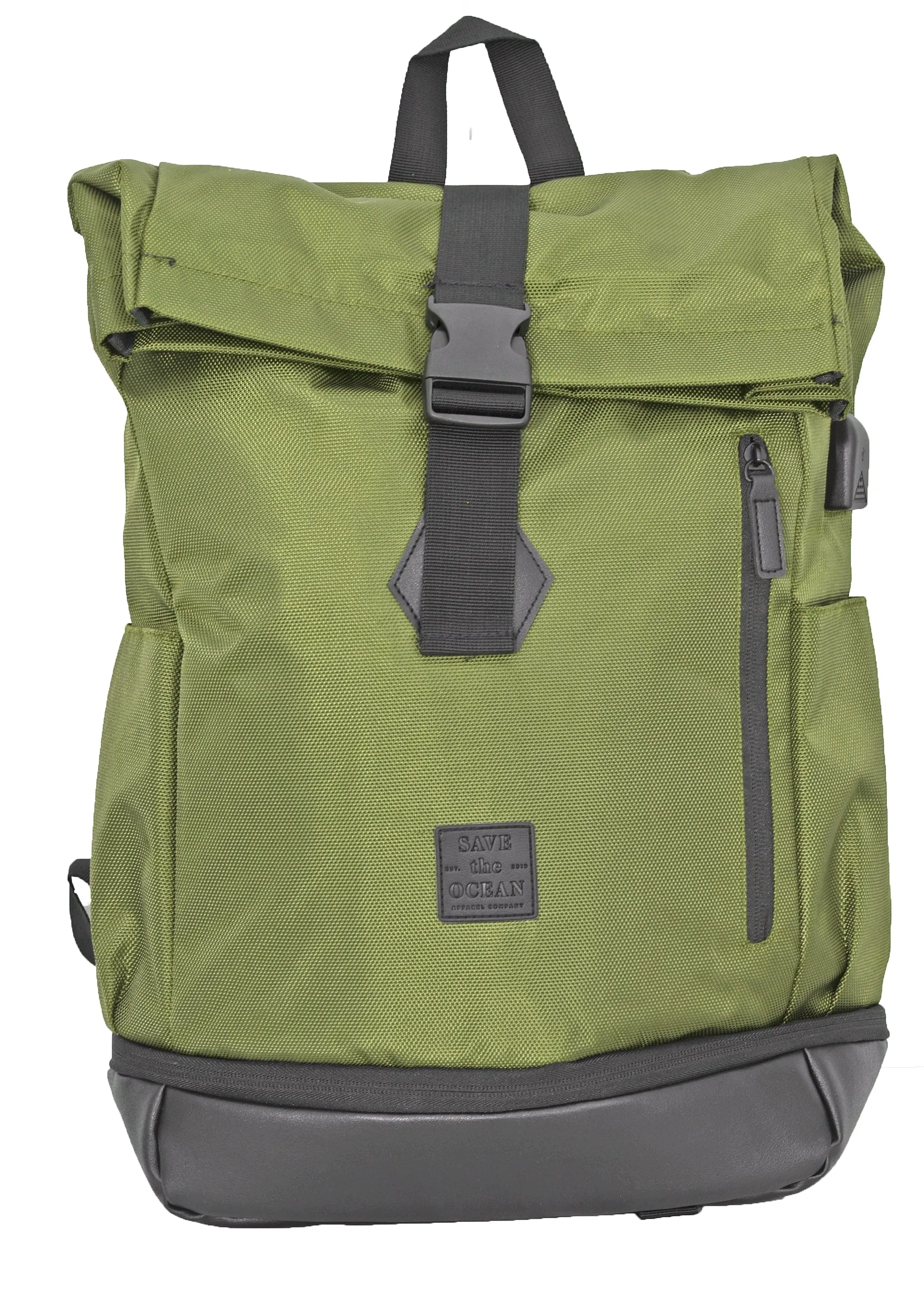 Save the Ocean Sustainable Fold Over Backpack