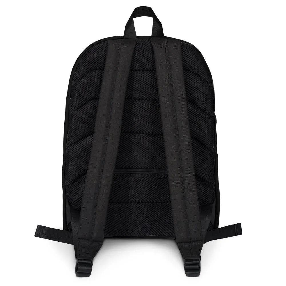 Secure The Bag Backpack (Black & Red)