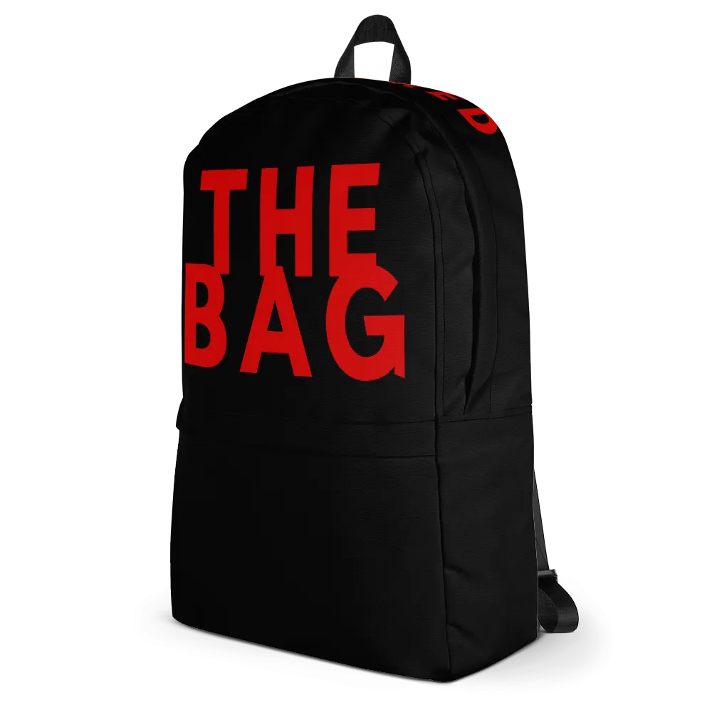Secure The Bag Backpack (Black & Red)