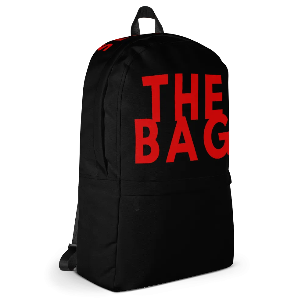 Secure The Bag Backpack (Black & Red)
