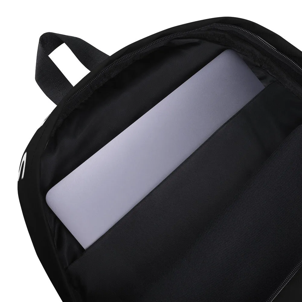 Secure The Bag Backpack (Black and White)