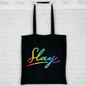 Slay Rainbow LBGT Tote Bag