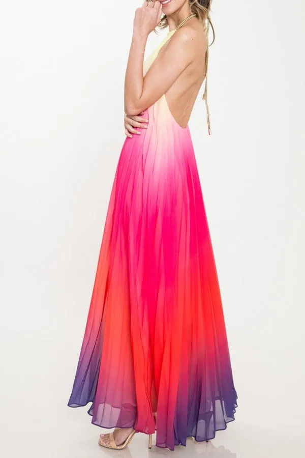 St. Thomas Ombre Maxi Dress