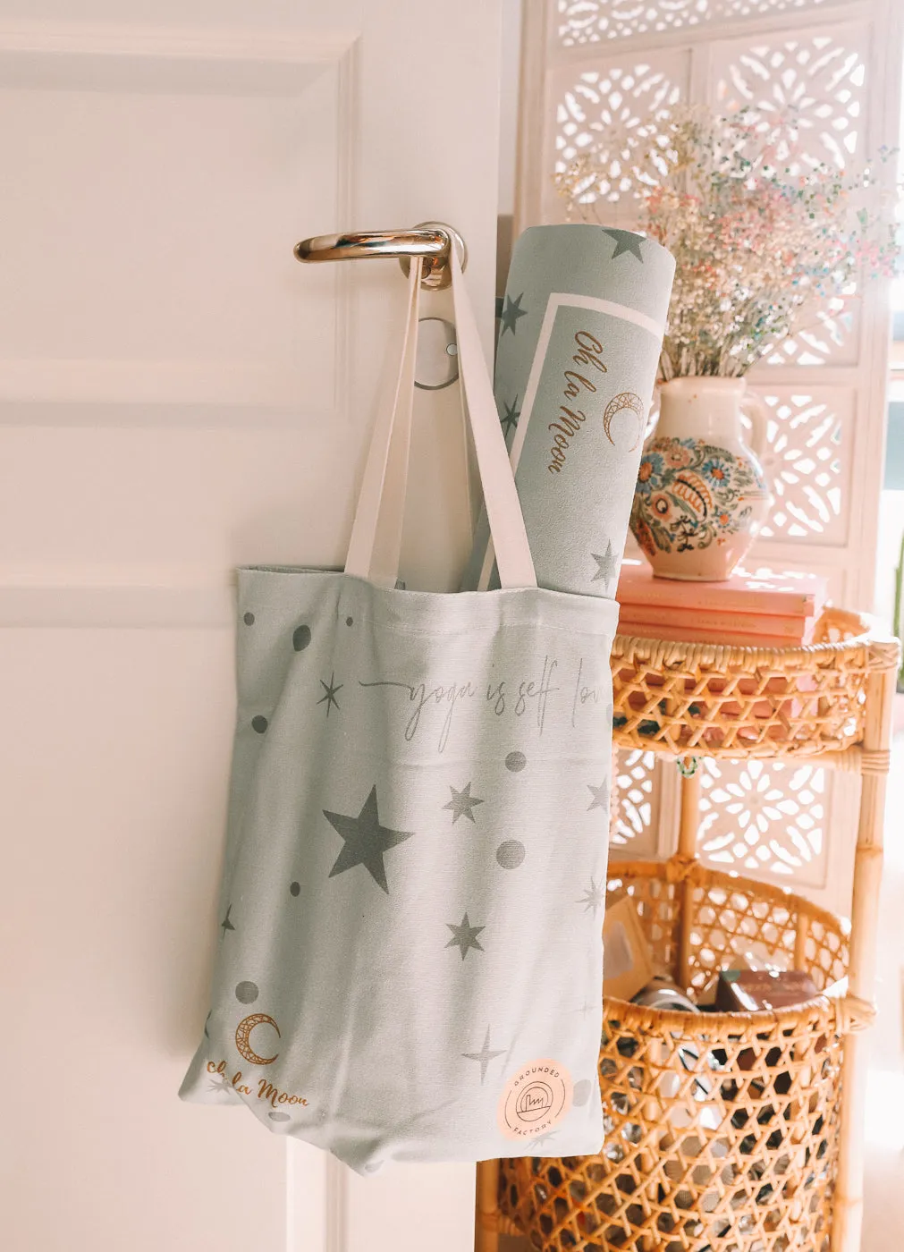 Star Mint Tote Bag