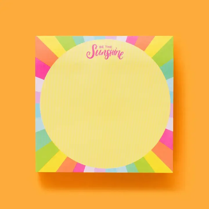 Sticky Notes Pad - Be the Sunshine