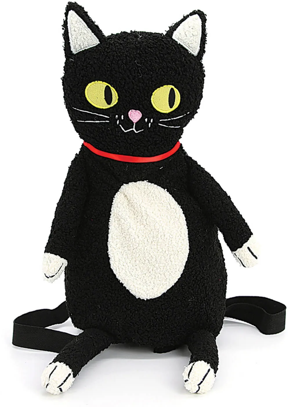 Succubus Bags Furry Black Cat Backpack Black