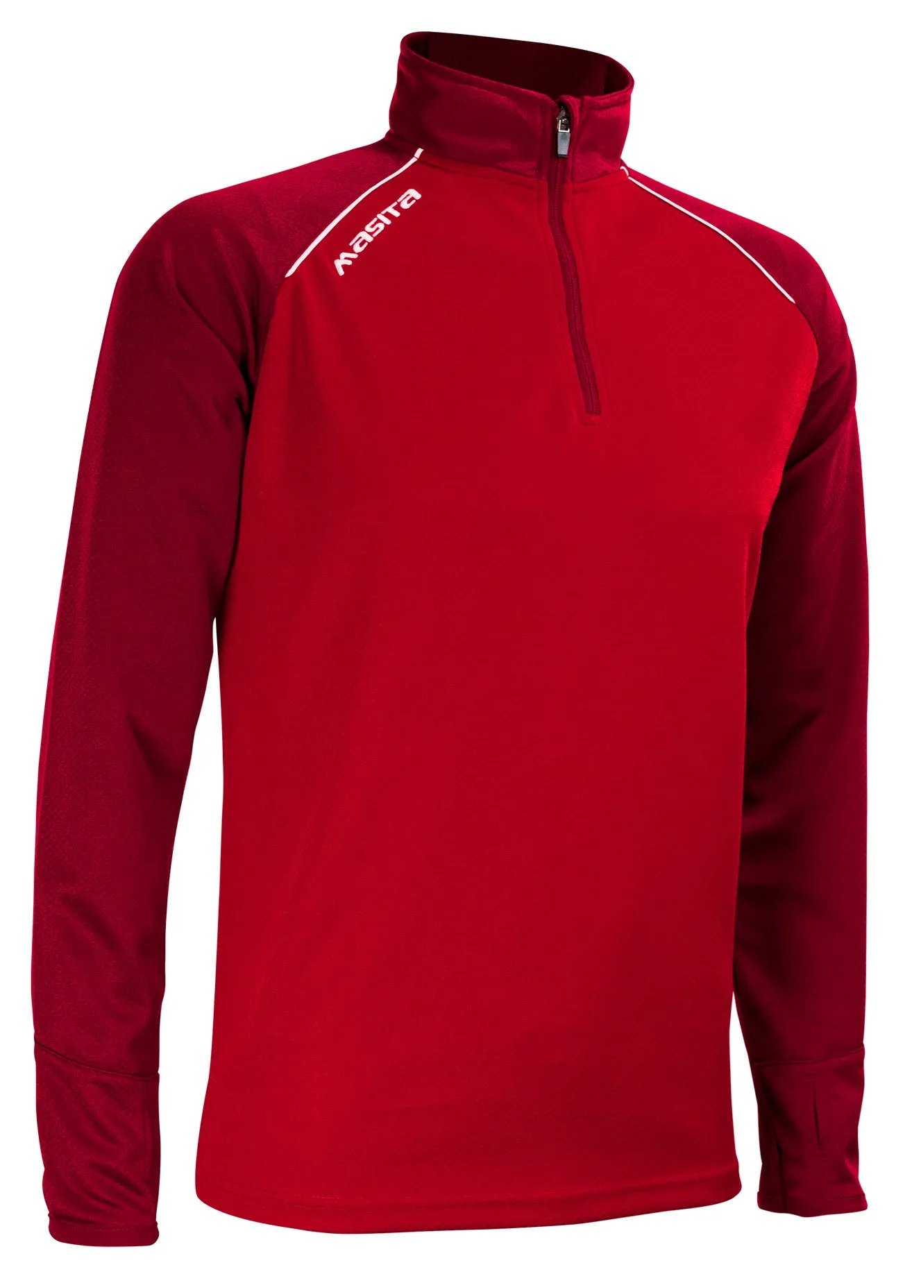 Supreme Half Zip Red/White Kids