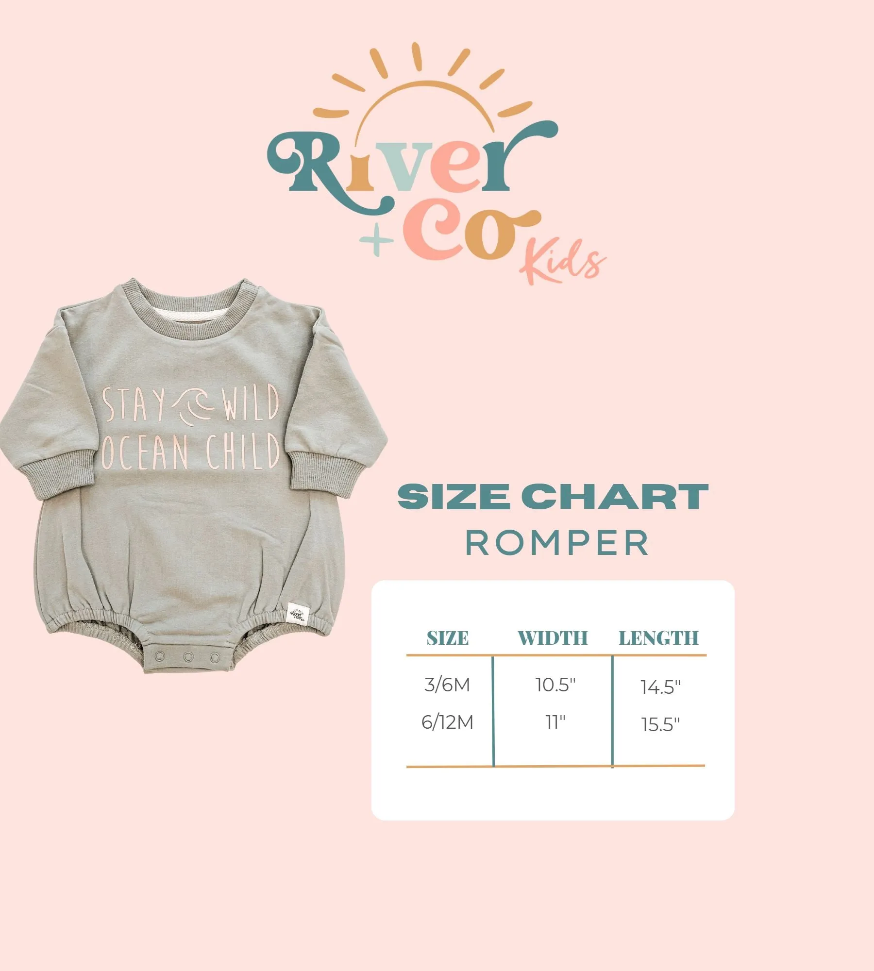 Surf's Up Organic Cotton Romper