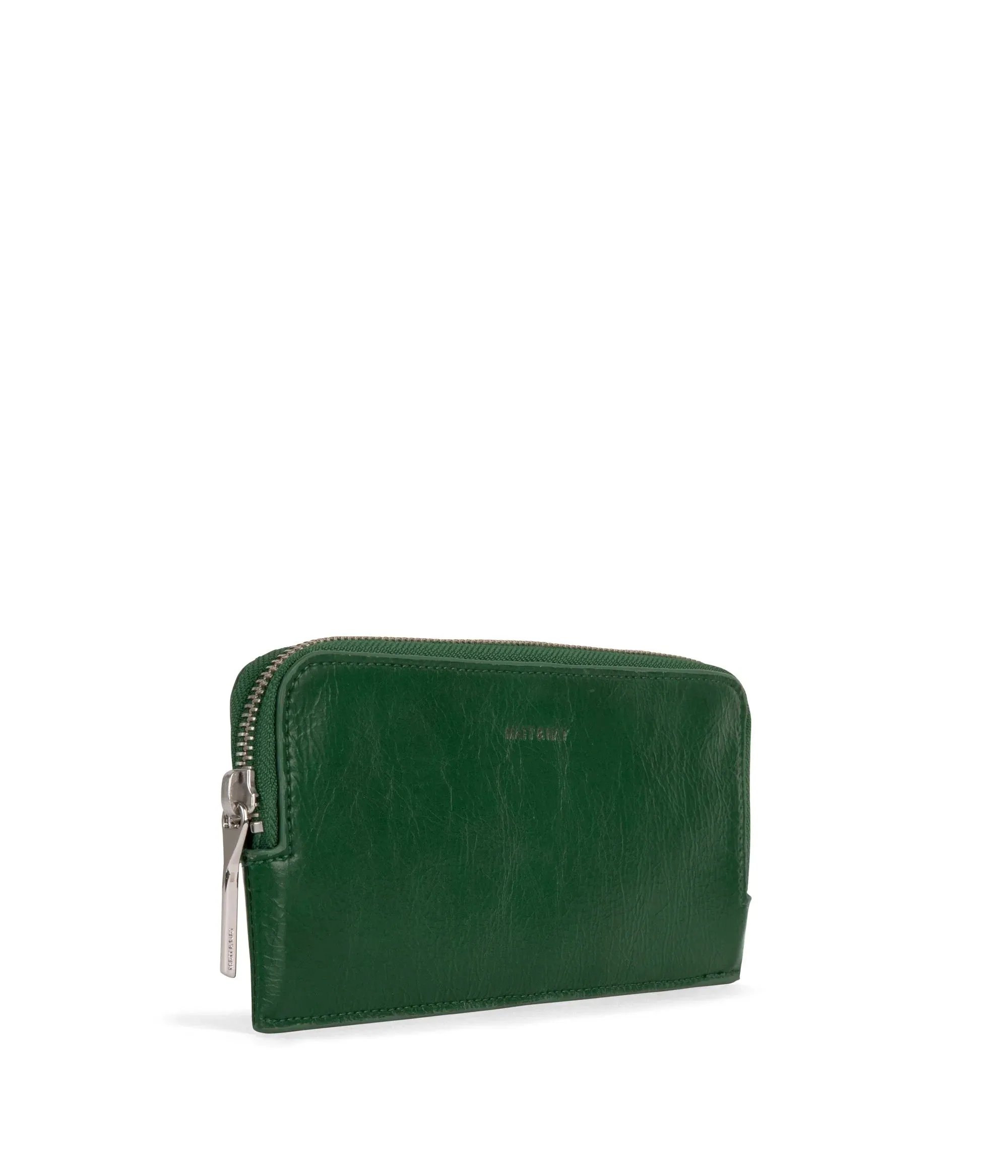 Sustainable Vegan Slim Zip Top Wallet