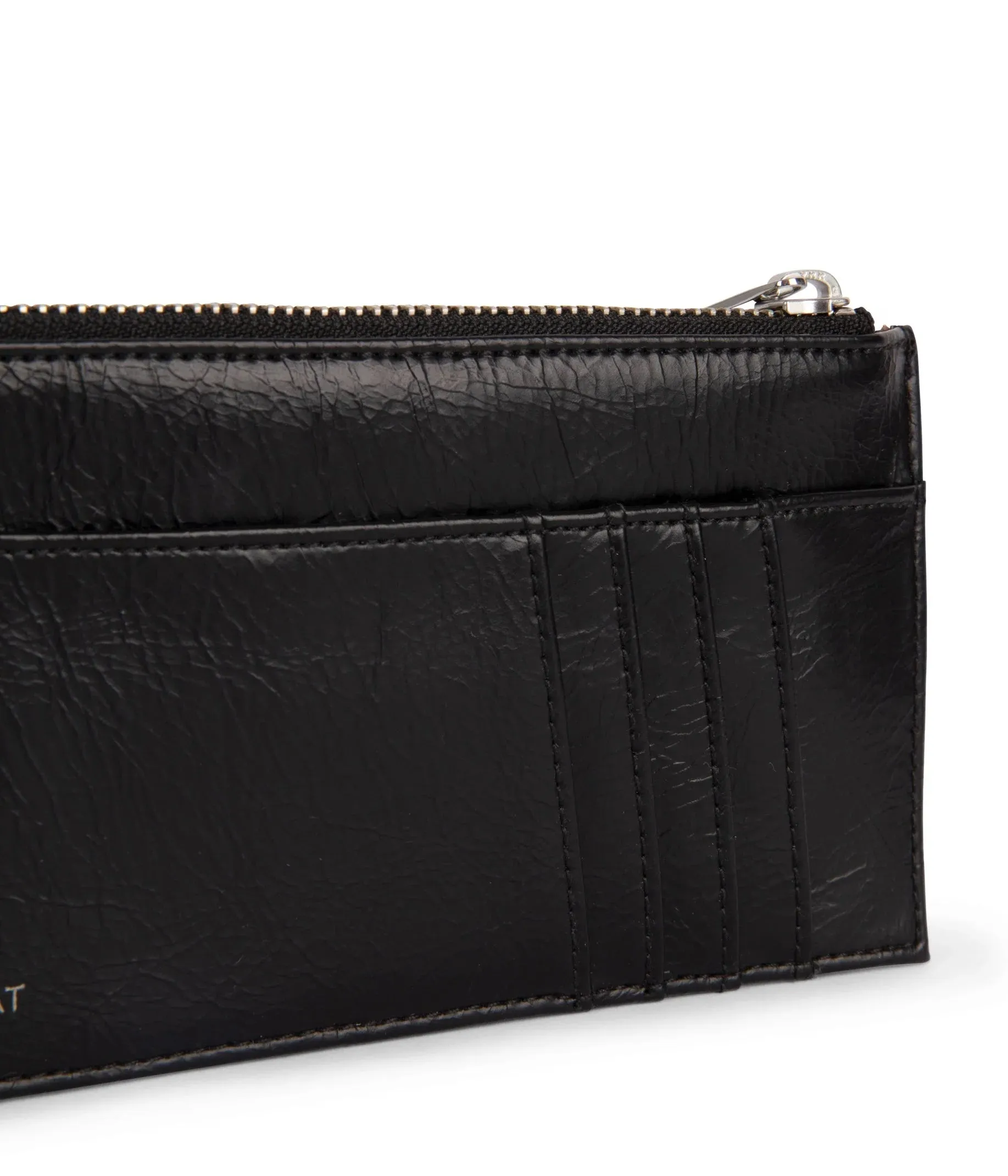 Sustainable Vegan Zip Top Card Case