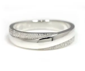 Textured Twist Custom Men's Wedding Band