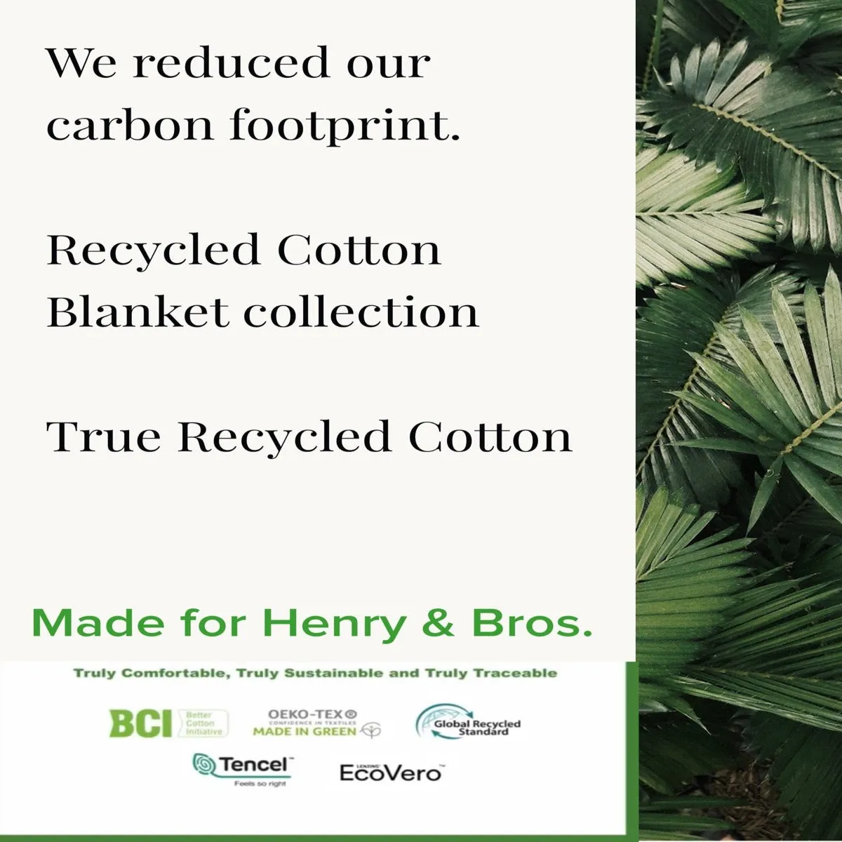 Travel Blanket - Recycled Cotton Blue & Pinstripe