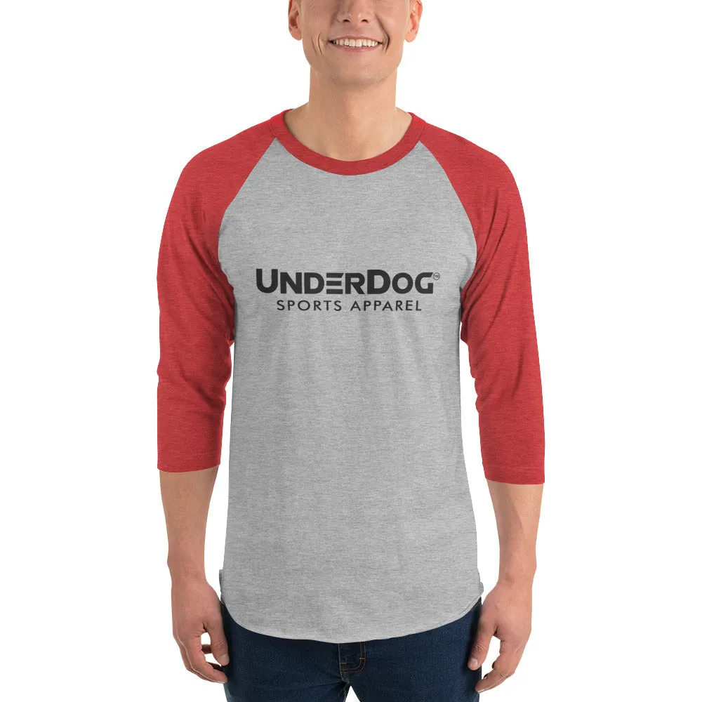 UnderDog 3/4 sleeve raglan shirt