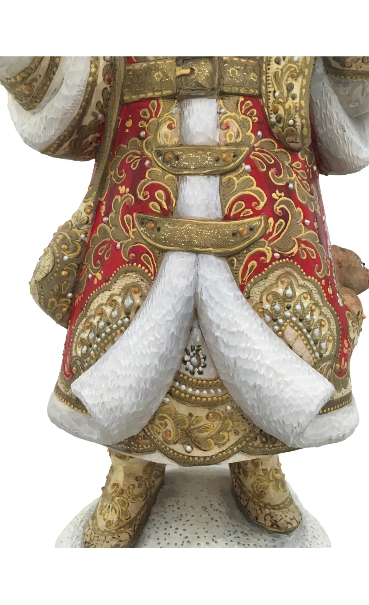 Unique Carved Santa Christmas Tree