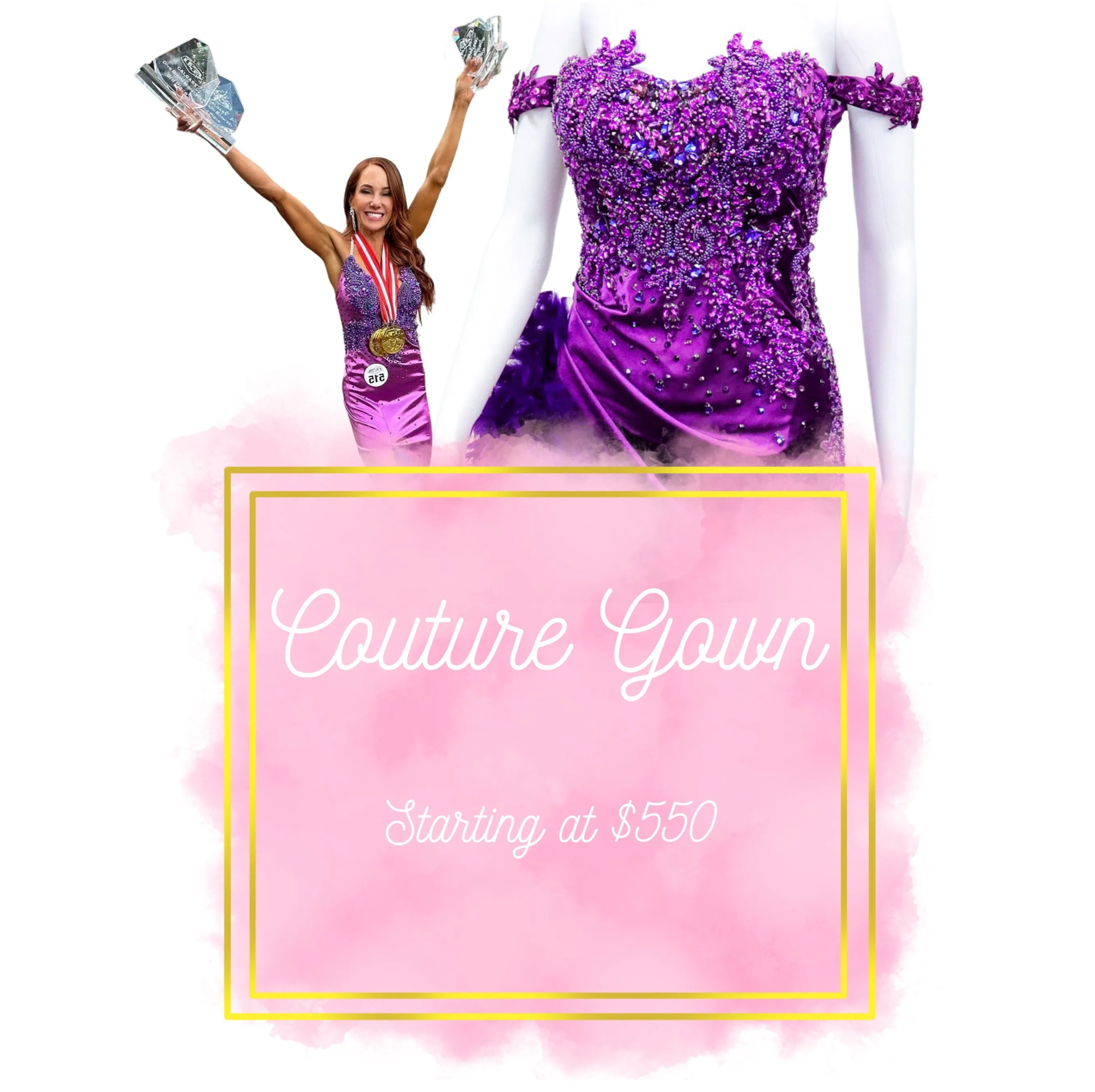 Unique Design Couture Gown