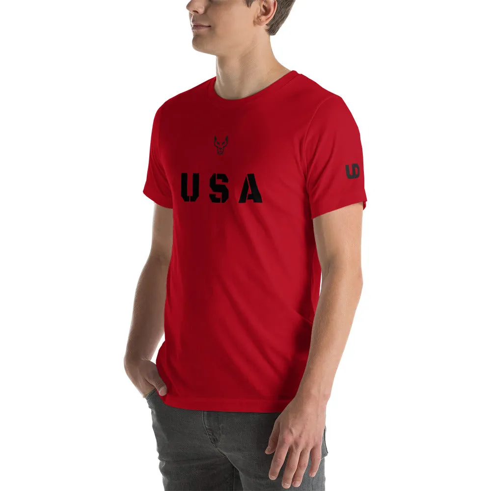 USA, Short-Sleeve Unisex T-Shirt