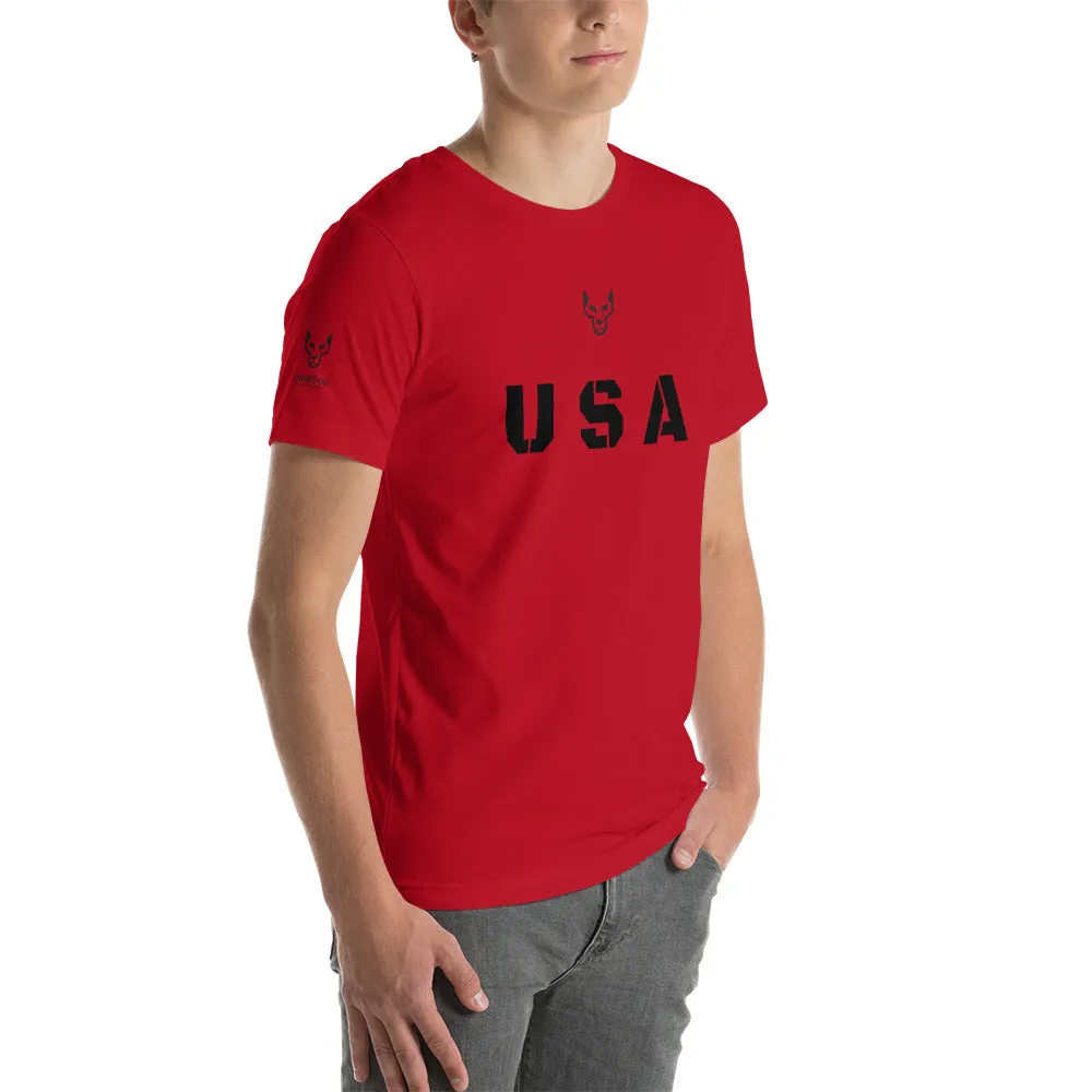 USA, Short-Sleeve Unisex T-Shirt