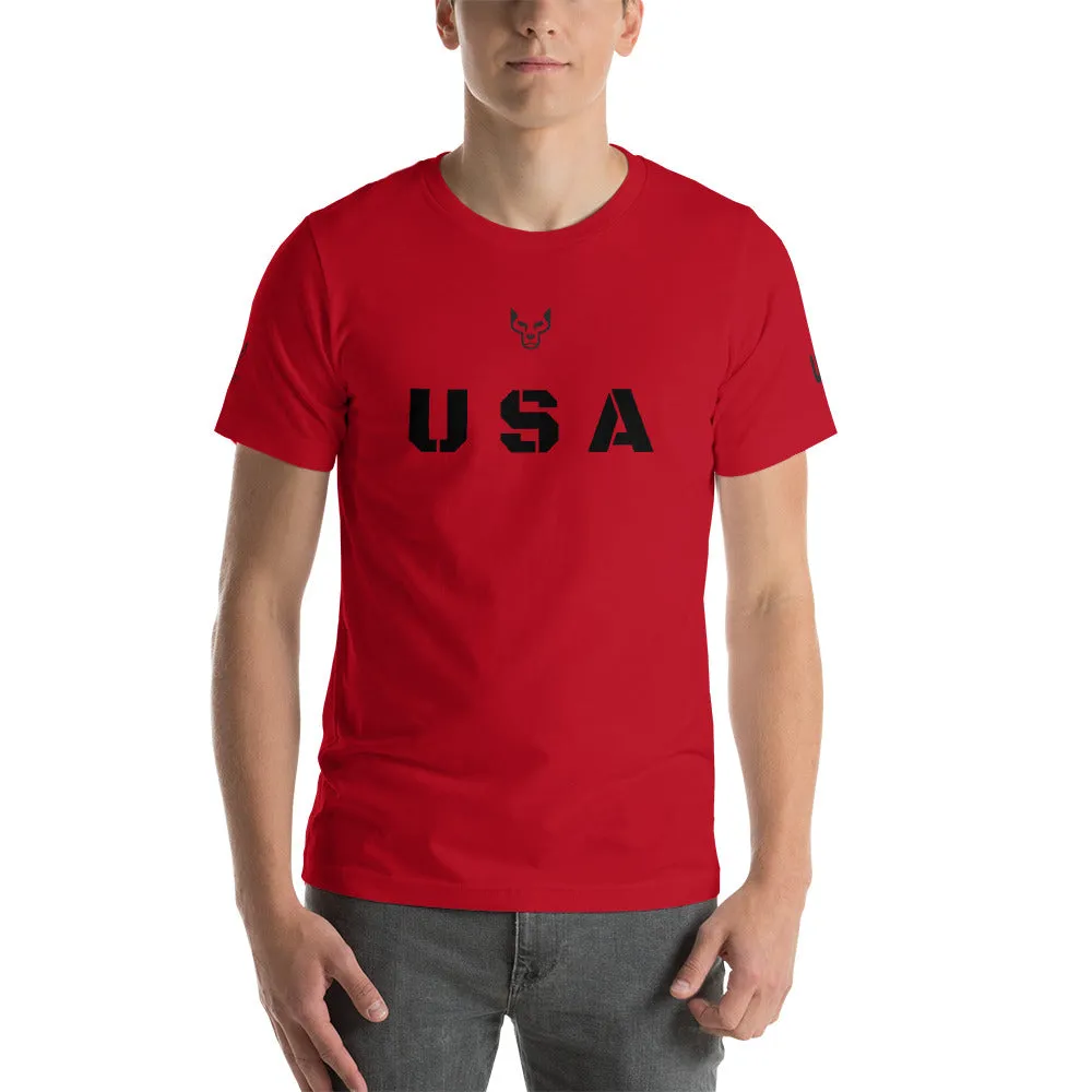 USA, Short-Sleeve Unisex T-Shirt