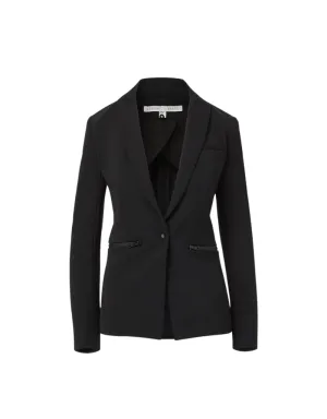 Veronica Beard Iconic Scuba Dickey Jacket in Black