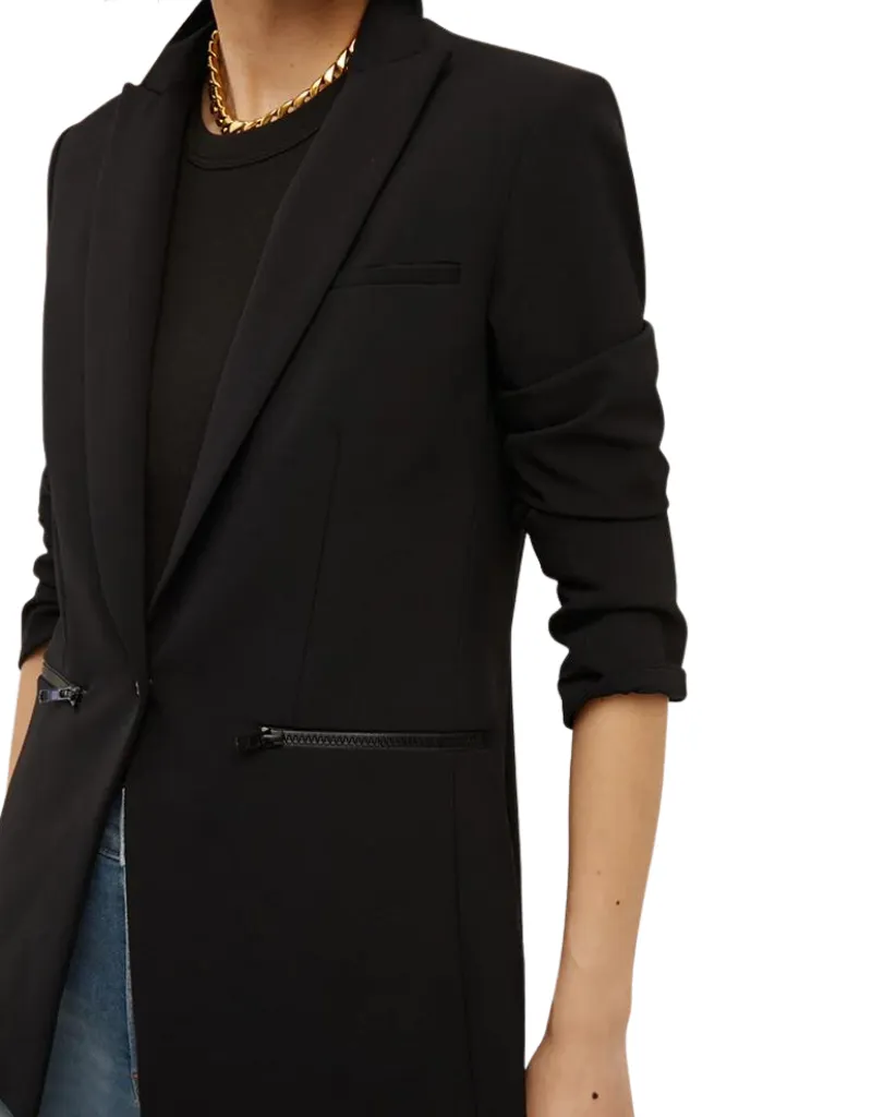 Veronica Beard Iconic Scuba Dickey Jacket in Black