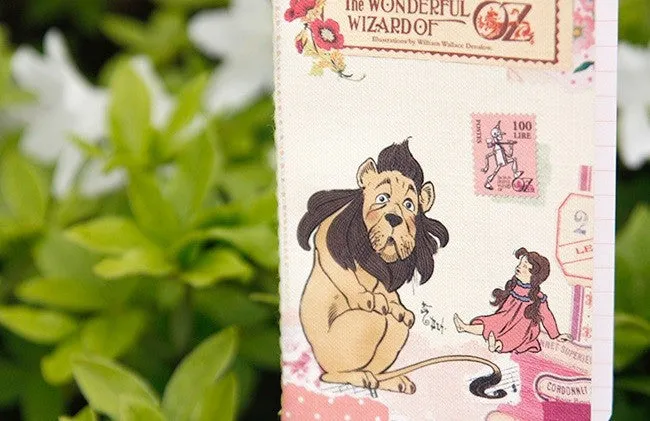 Vintage Collage Stitch Line Note (S) - The Wonderful Wizard Of Oz