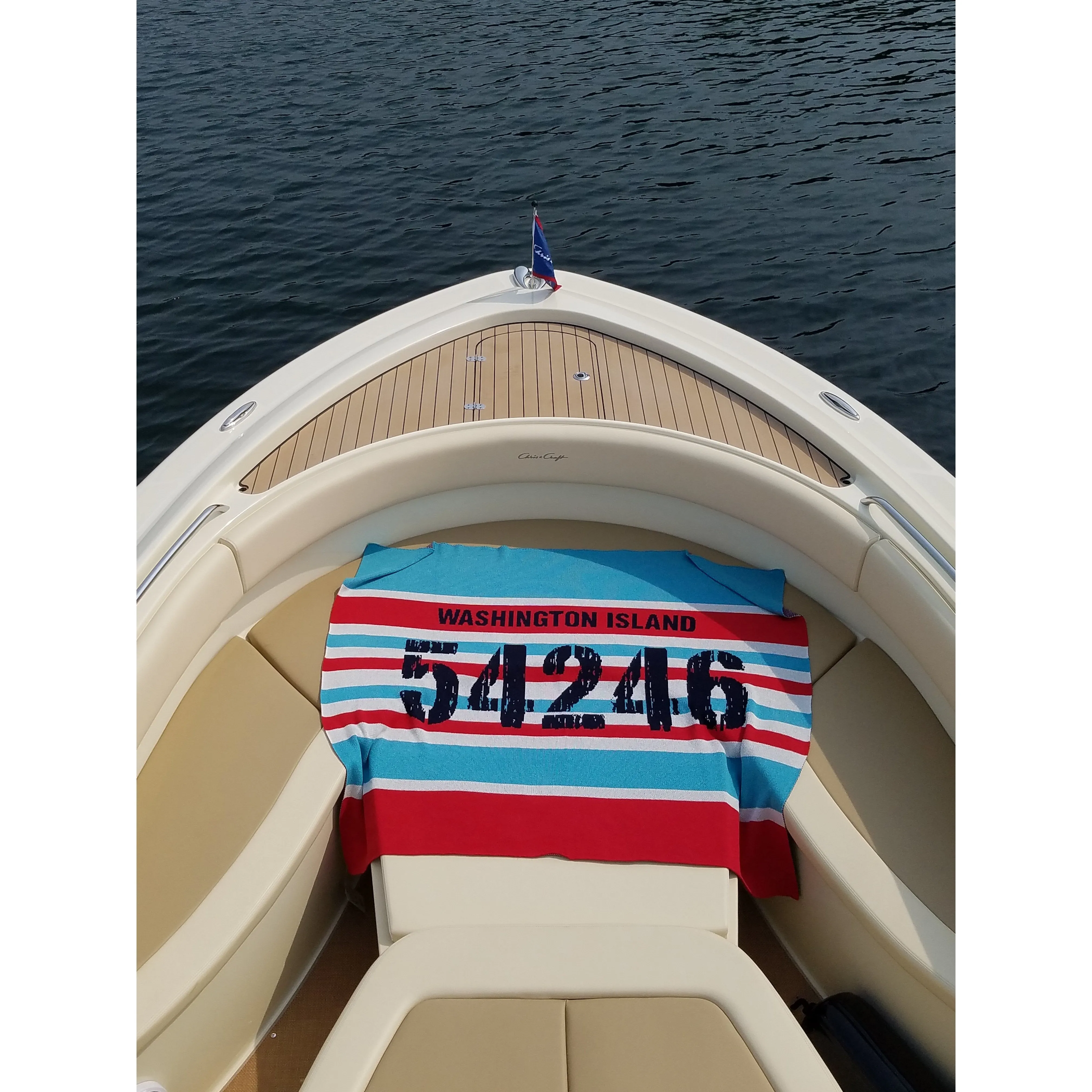 Washington Island Zip Code Eco-Throw
