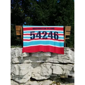 Washington Island Zip Code Eco-Throw