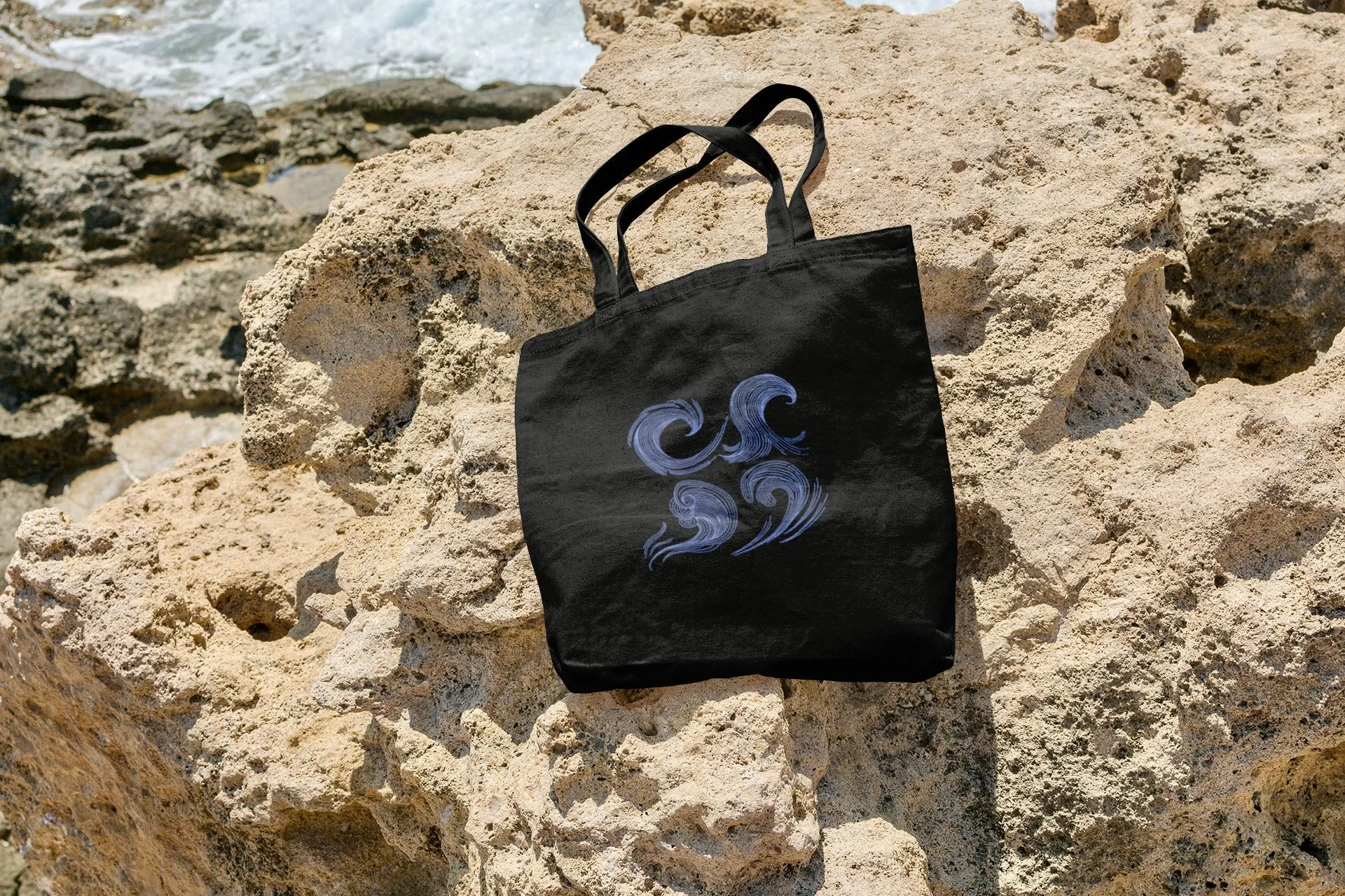 Wave Maker Recycled Tote