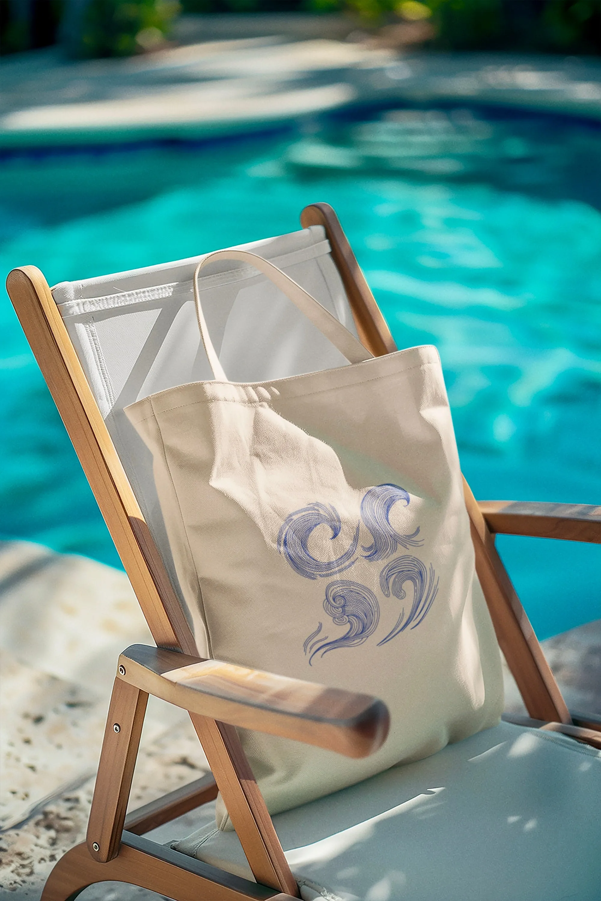 Wave Maker Recycled Tote