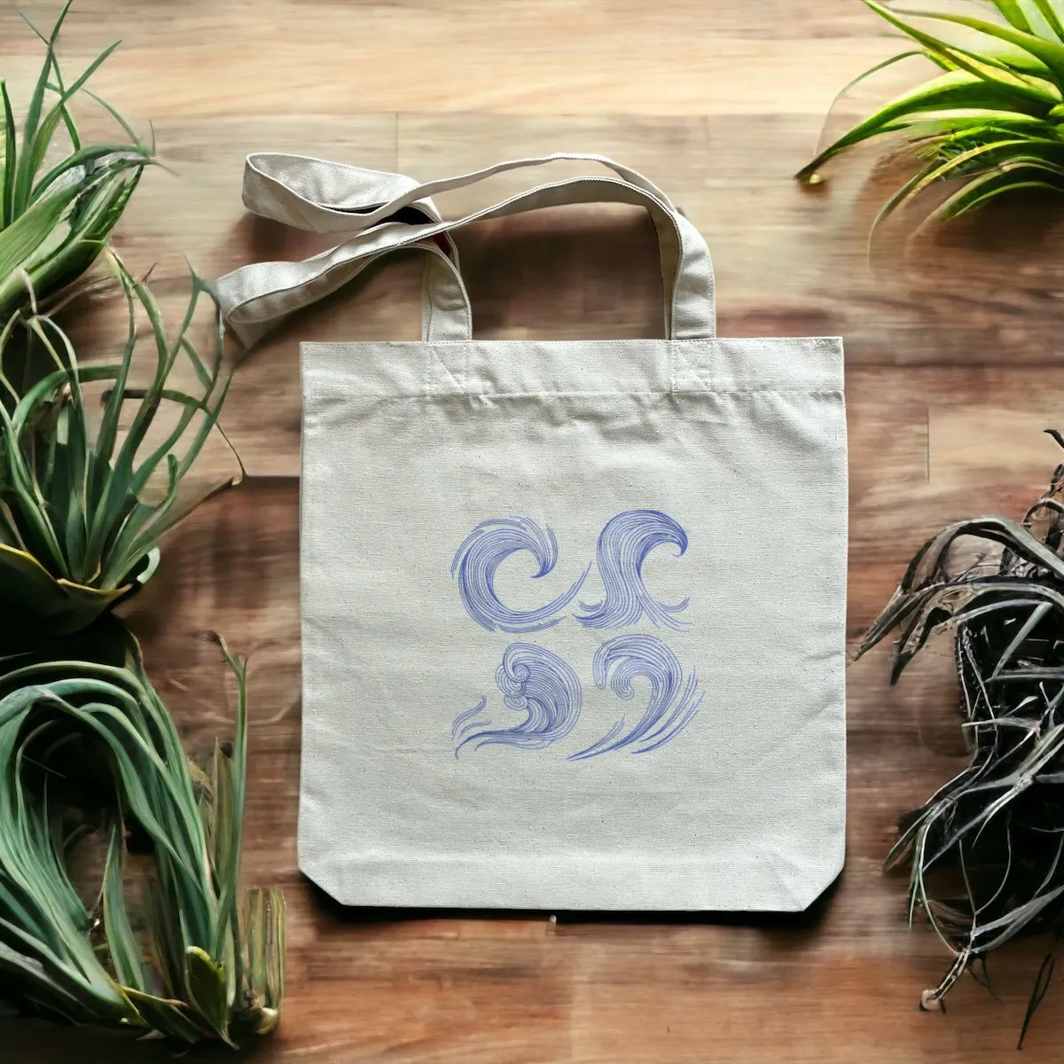 Wave Maker Recycled Tote