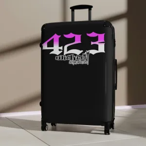 Wicked 423 Hot Pink /White Suitcases