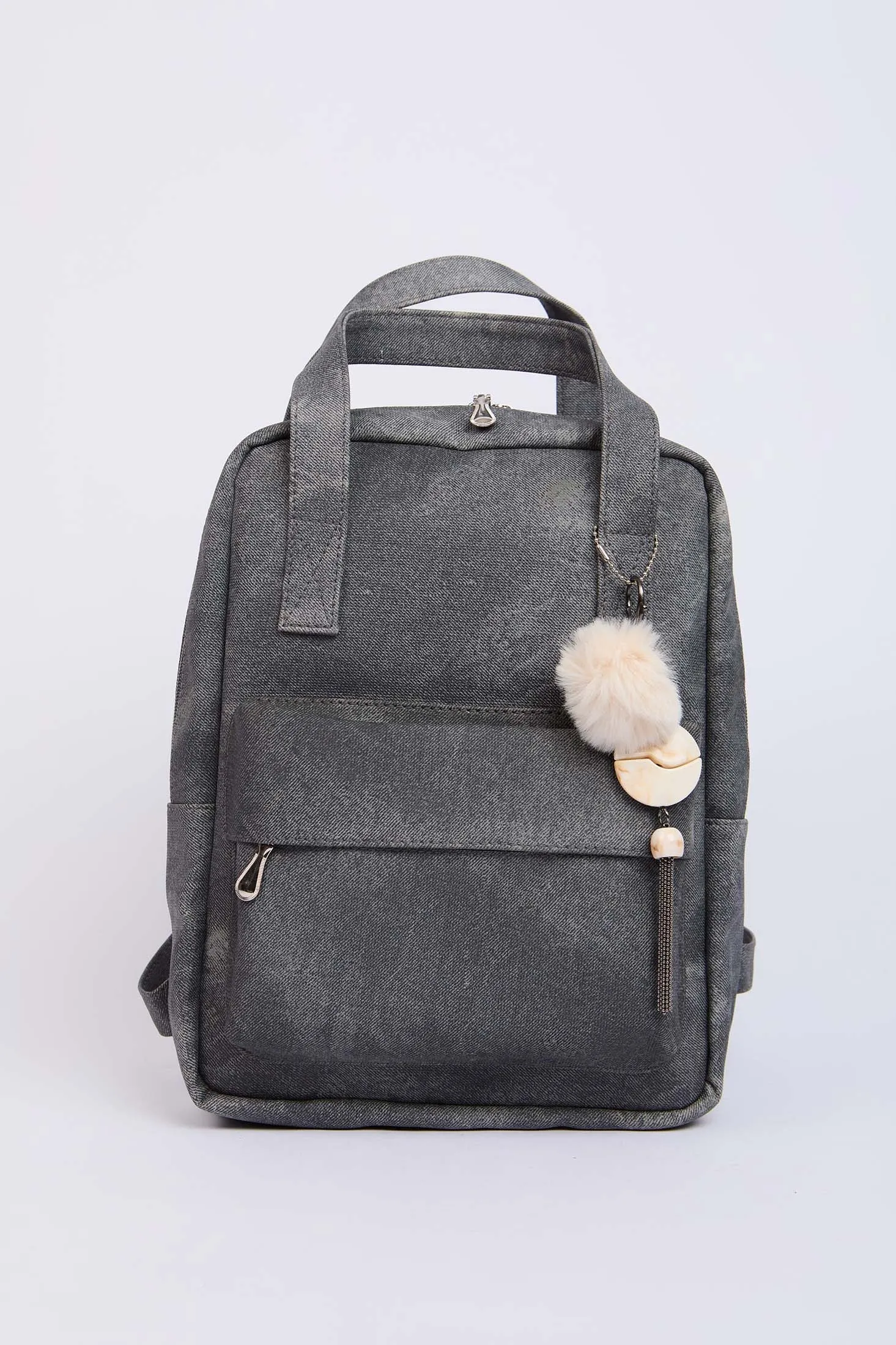 Women Bag Back Pack Denim Multicolor